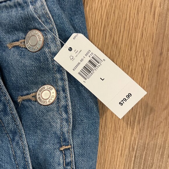 NWT Gap Denim Bib Overalls Size Large - Retail $80 - Picture 4 of 5